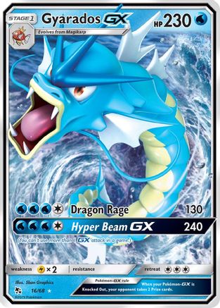 POKEMON TCG - Gyarados GX 016 Hidden Fates - Ultra Rare