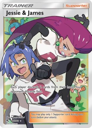 POKEMON TCG - Jessie & James (Full Art) 068/68 Hidden Fates - Ultra Rare