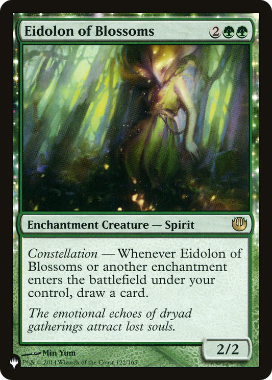 MAGIC: THE GATHERING  - Eidolon of Blossoms (LIST-JOU-122) - The List: (enchantment)