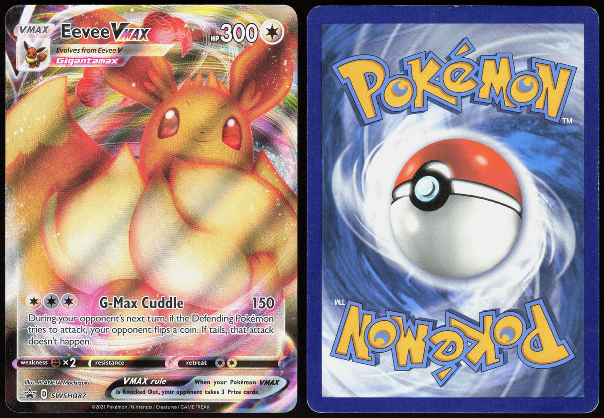 EEVEE VMAX SWSH087 SWORD & SHIELD PROMO POKEMON PROMO HOLO HP