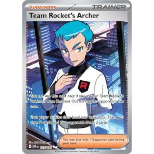 POKEMON TCG - TEAM ROCKET'S ARCHER 223/182 DESTINED RIVALS FULL ART