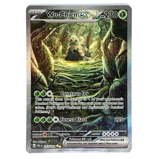 POKEMON TCG - WO-CHIEN EX 257/193 PALDEA EVOLVED SPECIAL ILLUSTRATION RARE