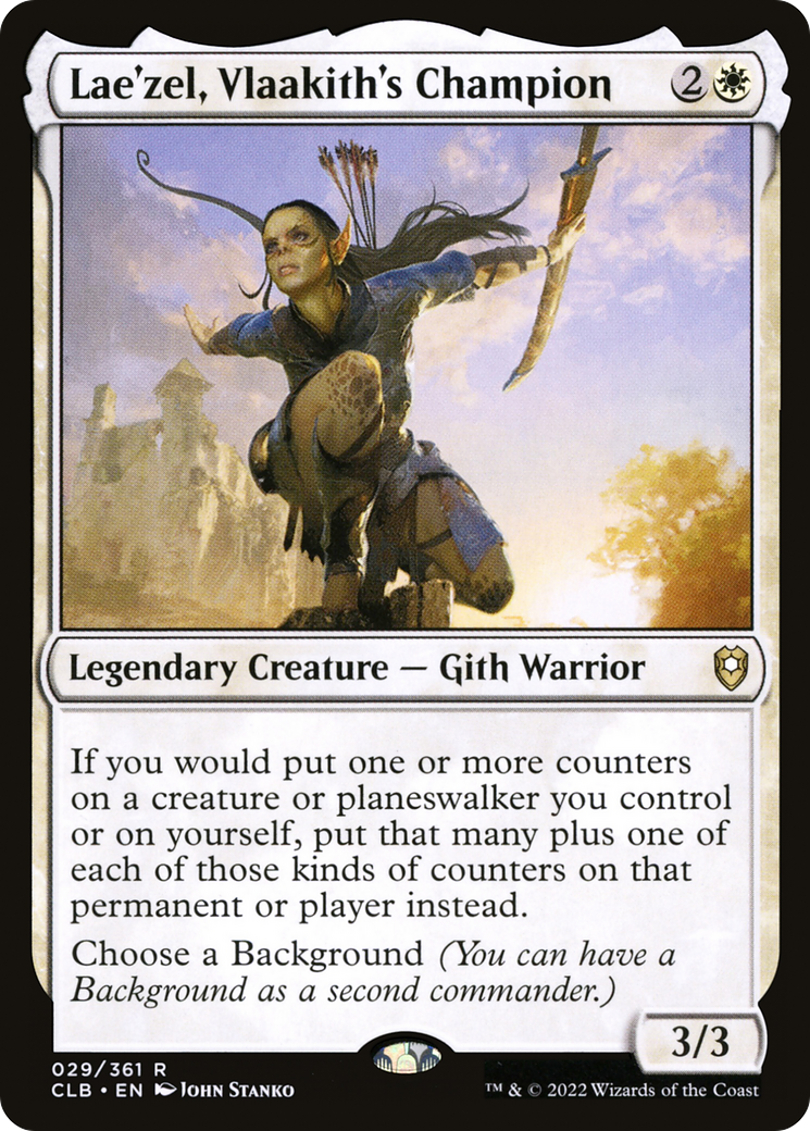 MAGIC: THE GATHERING  - Lae'zel, Vlaakith's Champion (CLB-029) - Commander Legends: Battle for Baldur's Gate