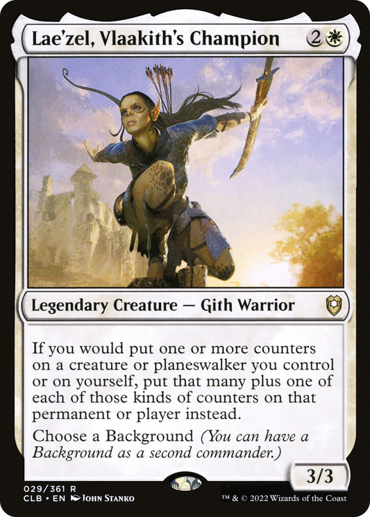 MAGIC: THE GATHERING  - Lae'zel, Vlaakith's Champion (CLB-029) - Commander Legends: Battle for Baldur's Gate