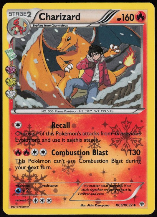 CHARIZARD RC5/RC32 GENERATIONS POKEMON UNCOMMON HOLO LP