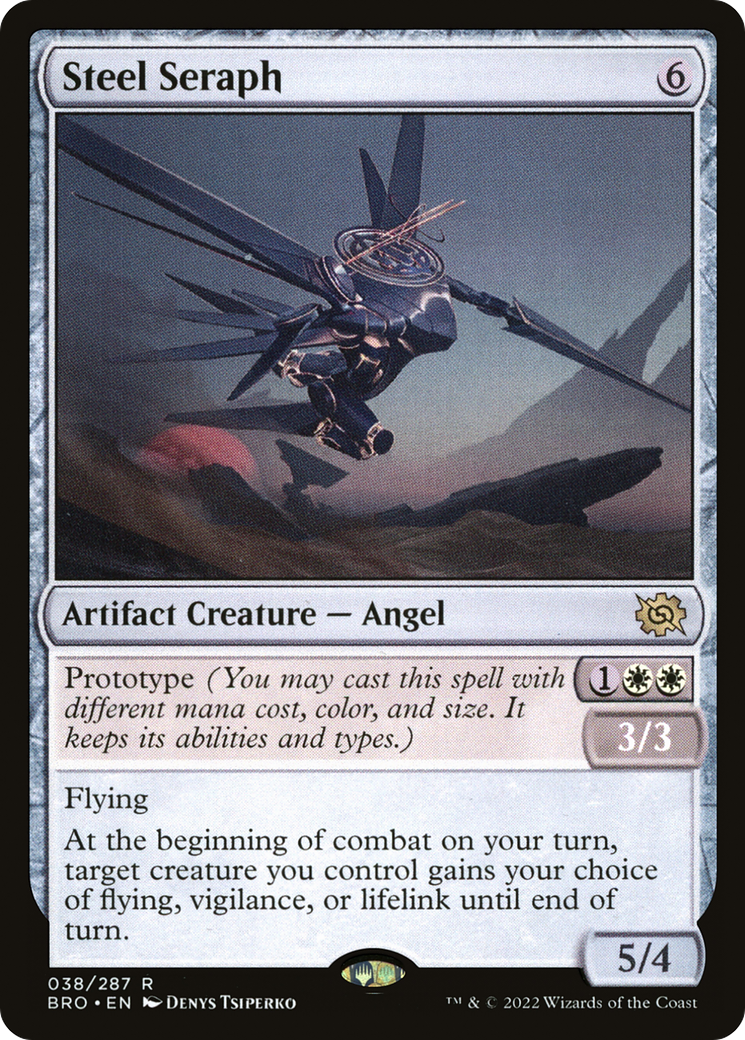 MAGIC: THE GATHERING  - Steel Seraph (BRO-038) - The Brothers' War Foil