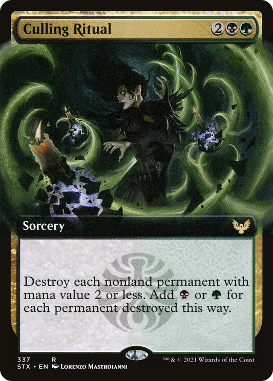 MAGIC: THE GATHERING  - Culling Ritual (Extended Art) (STX-337) - Strixhaven: School of Mages: (Extended Art)
