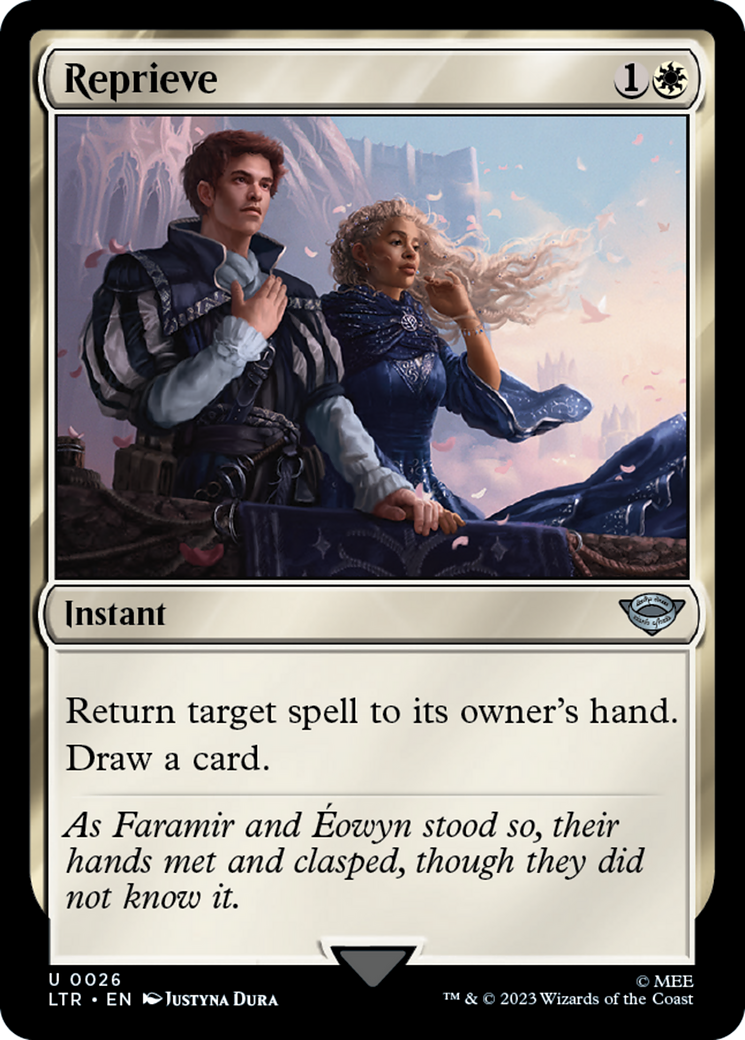 MAGIC: THE GATHERING  - Reprieve (LTR-026) - The Lord of the Rings: Tales of Middle-earth Foil
