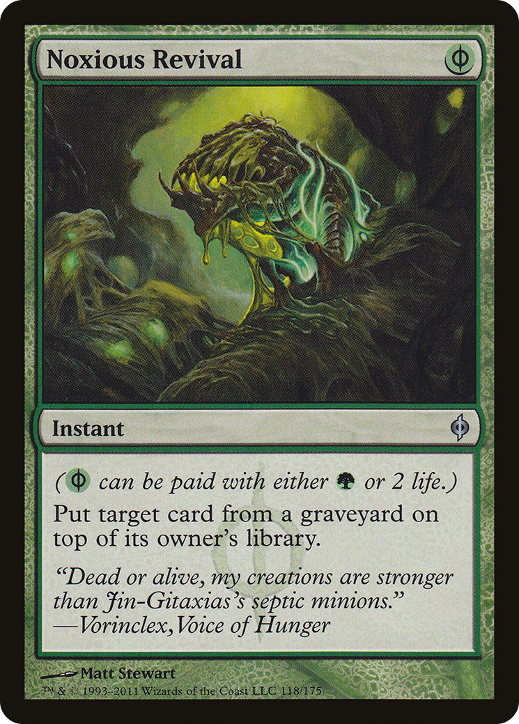 MAGIC: THE GATHERING  - Noxious Revival (NPH-118) - New Phyrexia Foil