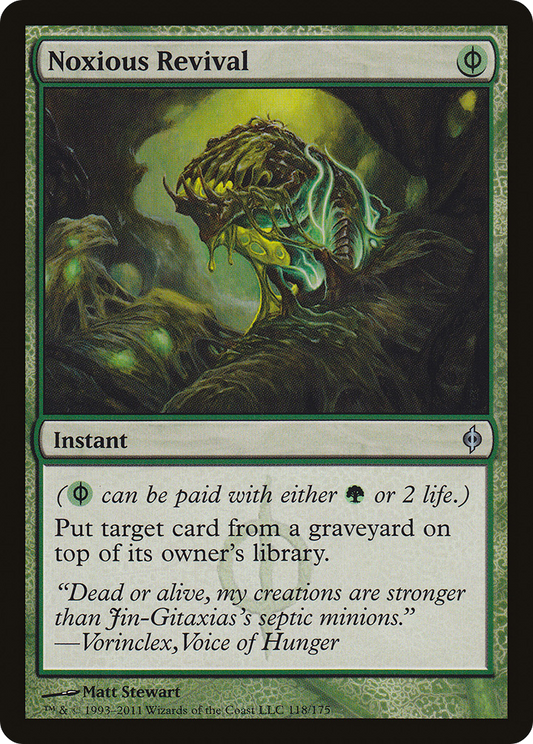MAGIC: THE GATHERING  - Noxious Revival (NPH-118) - New Phyrexia Foil