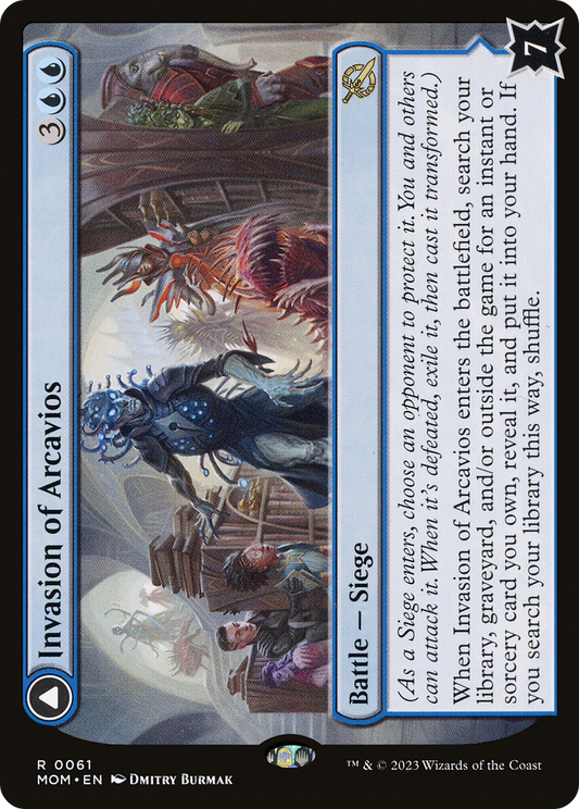 MAGIC: THE GATHERING  - Invasion of Arcavios (MOM-061) - March of the Machine