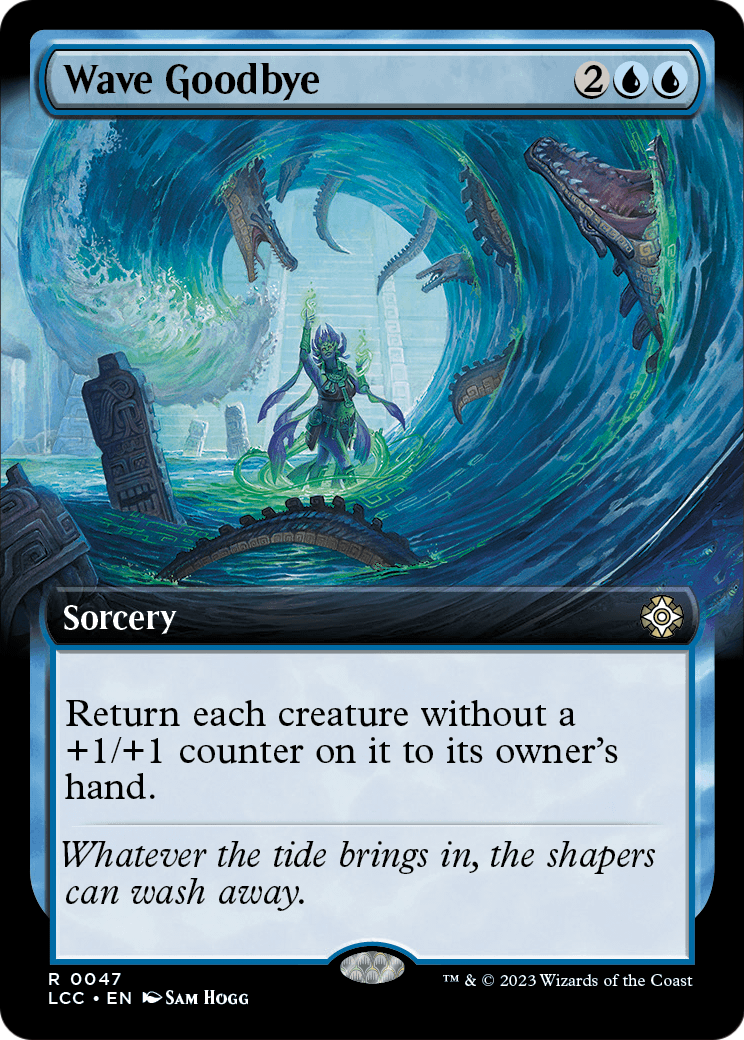 MAGIC: THE GATHERING  - Wave Goodbye (Extended Art) (LCC-047) - The Lost Caverns of Ixalan Commander: (Extended Art)