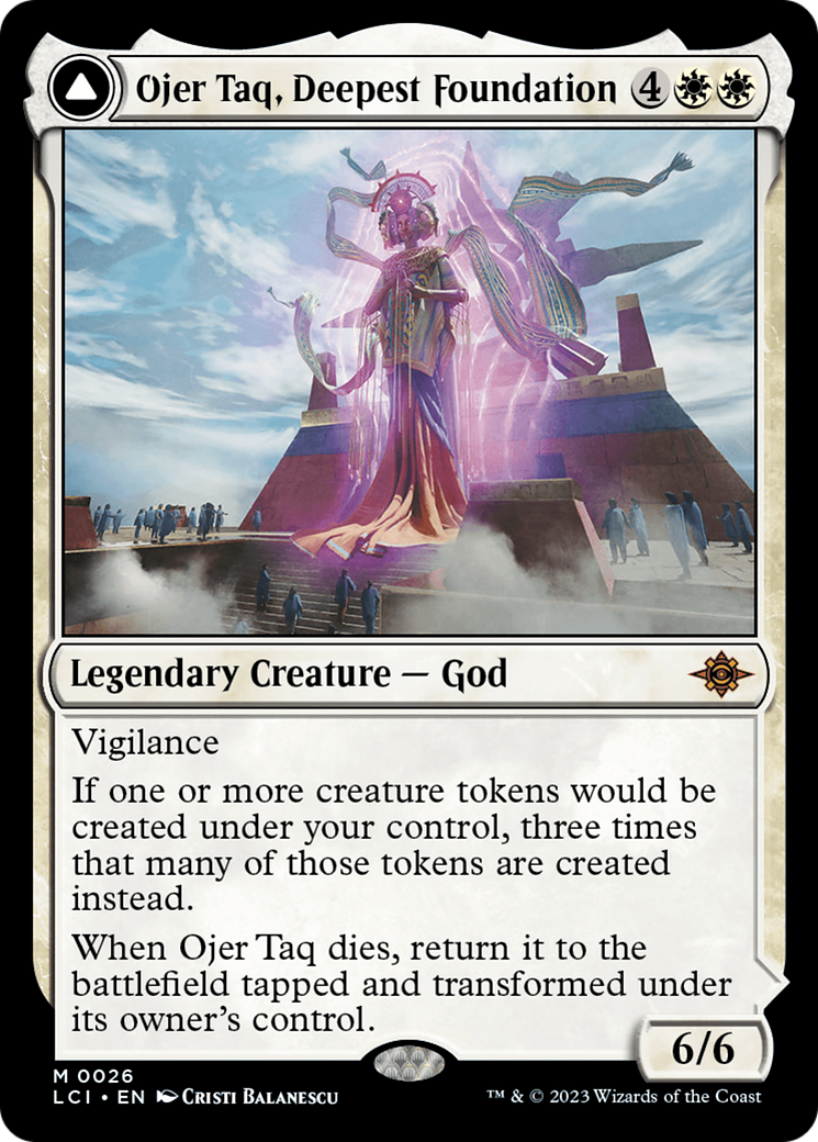 MAGIC: THE GATHERING  - Ojer Taq, Deepest Foundation (LCI-026) - The Lost Caverns of Ixalan Foil