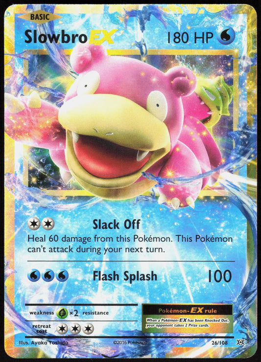 SLOWBRO EX 26/108 EVOLUTIONS POKEMON EX RARE HOLO NM
