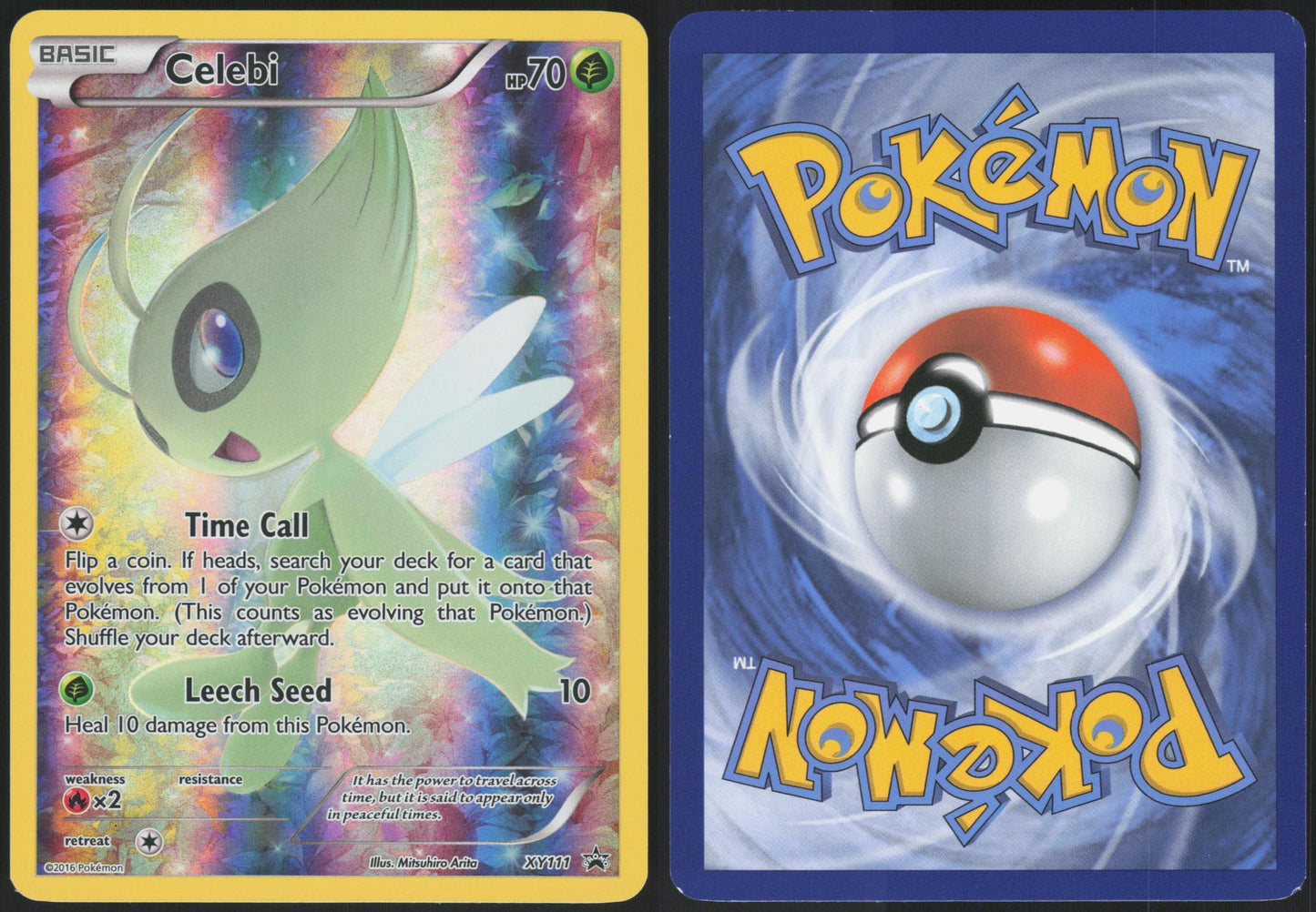 CELEBI XY111 XY PROMO POKEMON PROMO HOLO LP