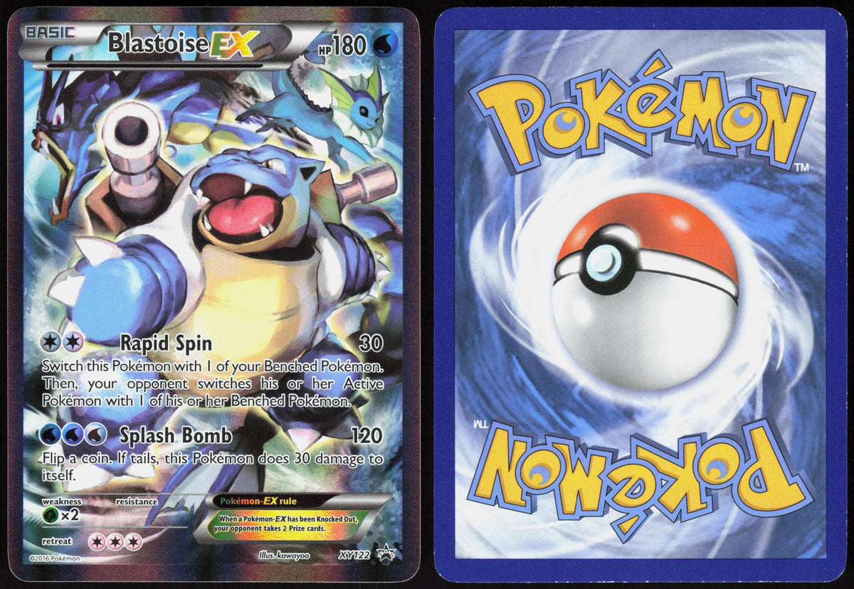 BLASTOISE EX XY122 XY PROMO POKEMON PROMO HOLO LP