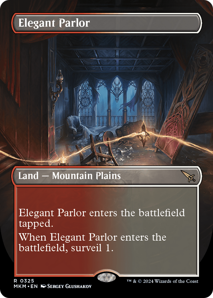 MAGIC: THE GATHERING  - Elegant Parlor (Borderless) (MKM-325) - Murders at Karlov Manor