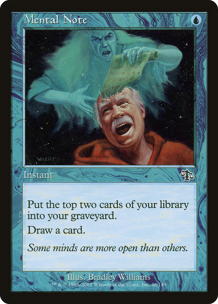 MAGIC: THE GATHERING  - Mental Note (JUD-046) - Judgment