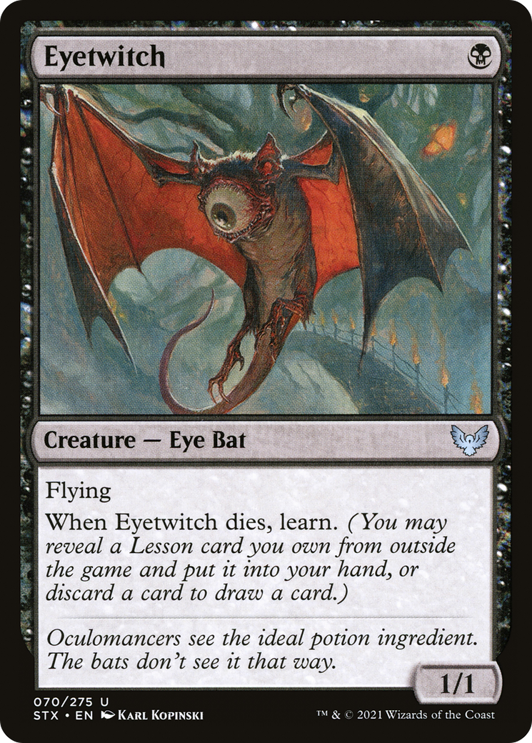 MAGIC: THE GATHERING  - Eyetwitch (STX-070) - Strixhaven: School of Mages Foil