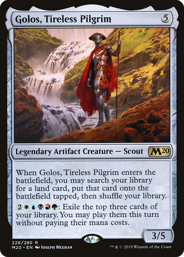 MAGIC: THE GATHERING  - Golos, Tireless Pilgrim (M20-226) - Core Set 2020 Foil
