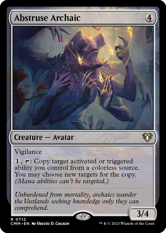 MAGIC: THE GATHERING  - Abstruse Archaic (CMM-712) - Commander Masters
