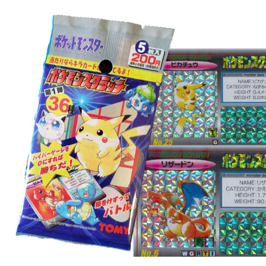 POKEMON TCG JAPANESE - 1997 TOMY Scratch Card