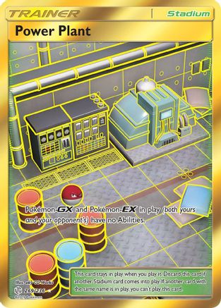 POKEMON TCG - Power Plant (Secret) 269 SM  Cosmic Eclipse - Secret Rare
