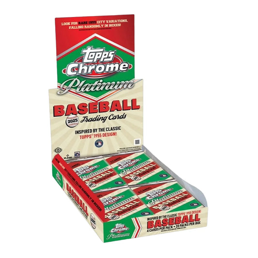 2025 Topps Chrome Platinum Baseball Hobby Box