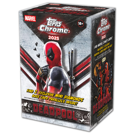 Topps 2025 Marvel Deadpool Chrome Value Box