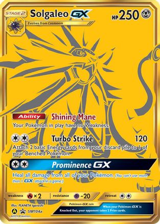 POKEMON TCG - Solgaleo GX SM104a SM Promos - Promo