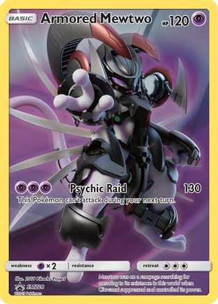 POKEMON TCG - Armored Mewtwo SM228 SM Promos - Promo