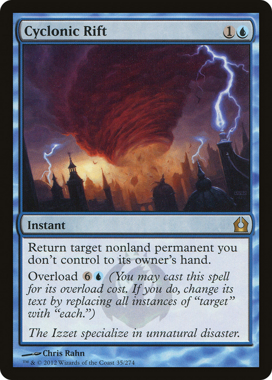 MAGIC: THE GATHERING  - Cyclonic Rift (RTR-035) - Return to Ravnica