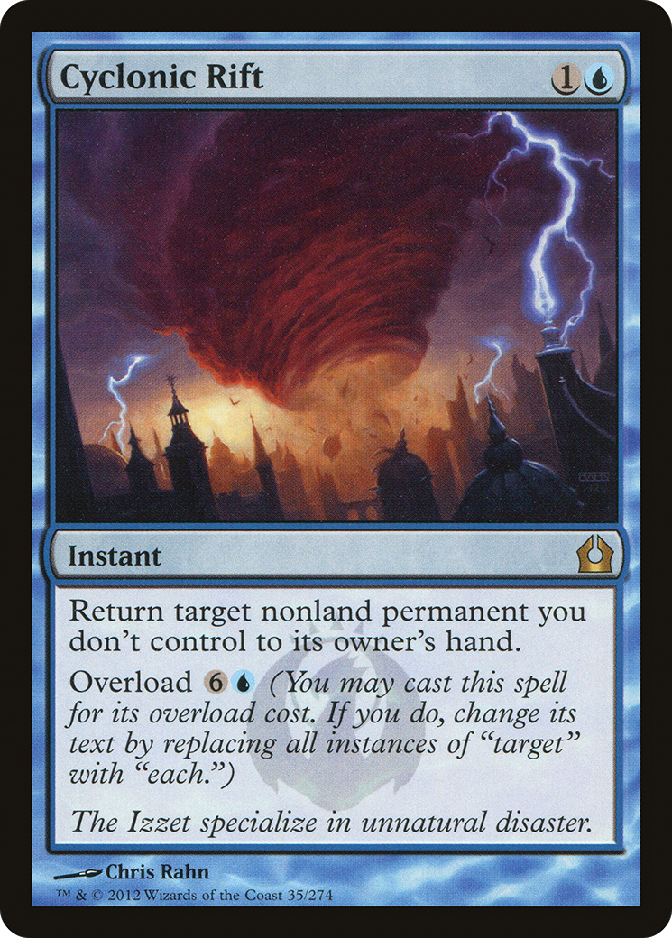 MAGIC: THE GATHERING  - Cyclonic Rift (RTR-035) - Return to Ravnica Foil