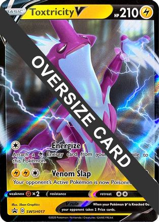 POKEMON TCG - Toxtricity V - SWSH017 Jumbo Cards - Promo