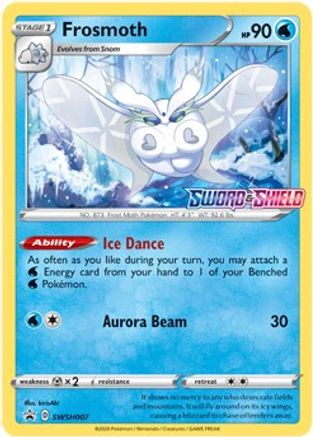 POKEMON TCG - Frosmoth SWSH007 SWSH Sword & Shield Promo Cards - Promo