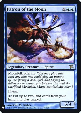 MAGIC: THE GATHERING  - Patron of the Moon (LIST-045) - The List Reprints Foil
