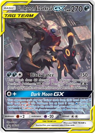 POKEMON TCG - Umbreon & Darkrai GX SM241 SM Promos - Promo