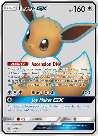 POKEMON TCG - Eevee GX SM242 SM Promos - Promo