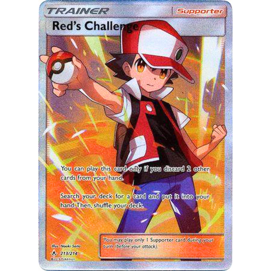 POKEMON TCG - RED'S CHALLENGE 213/214 UNBROKEN BONDS FULL ART