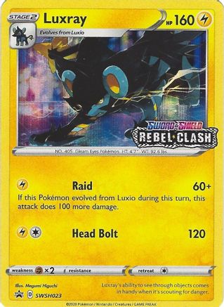 POKEMON TCG - Luxray SWSH023 SWSH Sword & Shield Promo Cards - Promo