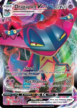 POKEMON TCG - Dragapult VMAX 093/192 SWSH02 Rebel Clash - Ultra Rare