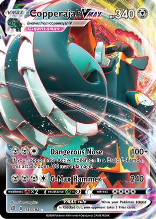 POKEMON TCG - Copperajah VMAX 137/192 SWSH02 Rebel Clash - Ultra Rare