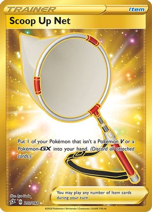 POKEMON TCG - Scoop Up Net (Secret) 207/192 SWSH02 Rebel Clash - Secret Rare