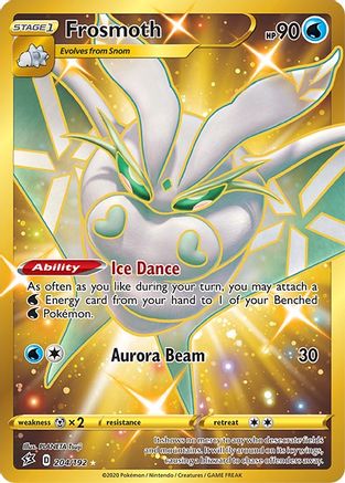 POKEMON TCG - Frosmoth (Secret) 204/192 SWSH02 Rebel Clash - Secret Rare