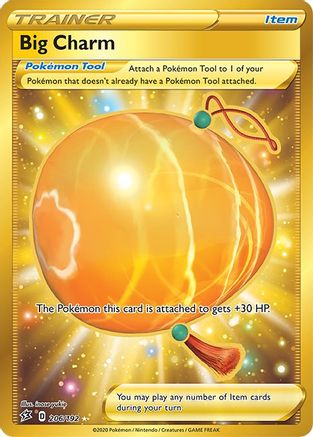 POKEMON TCG - Big Charm (Secret) 206/192 SWSH02 Rebel Clash - Secret Rare