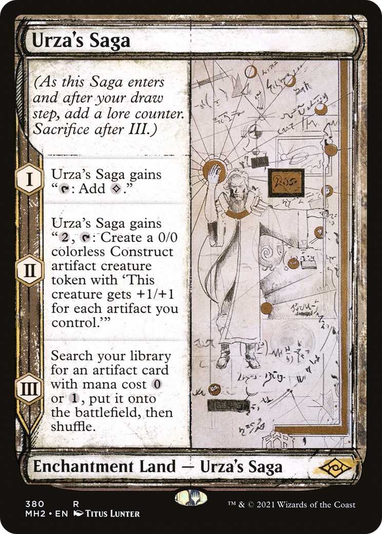 MAGIC: THE GATHERING  - Urza's Saga (Showcase) (MH2-380) - Modern Horizons 2: (Showcase) Foil