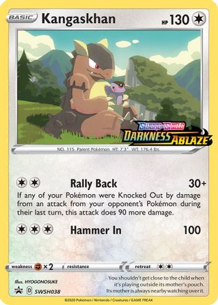 POKEMON TCG - Kangaskhan SWSH038 SWSH Sword & Shield Promo Cards - Promo