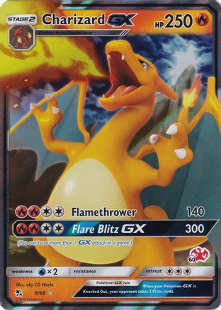 POKEMON TCG - Charizard GX 009/68 Battle Academy - Promo
