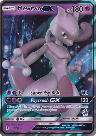 POKEMON TCG - Mewtwo GX 031/68 Battle Academy - Promo