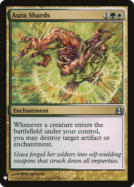 MAGIC: THE GATHERING  - Aura Shards (CMD) (LIST-182) - The List